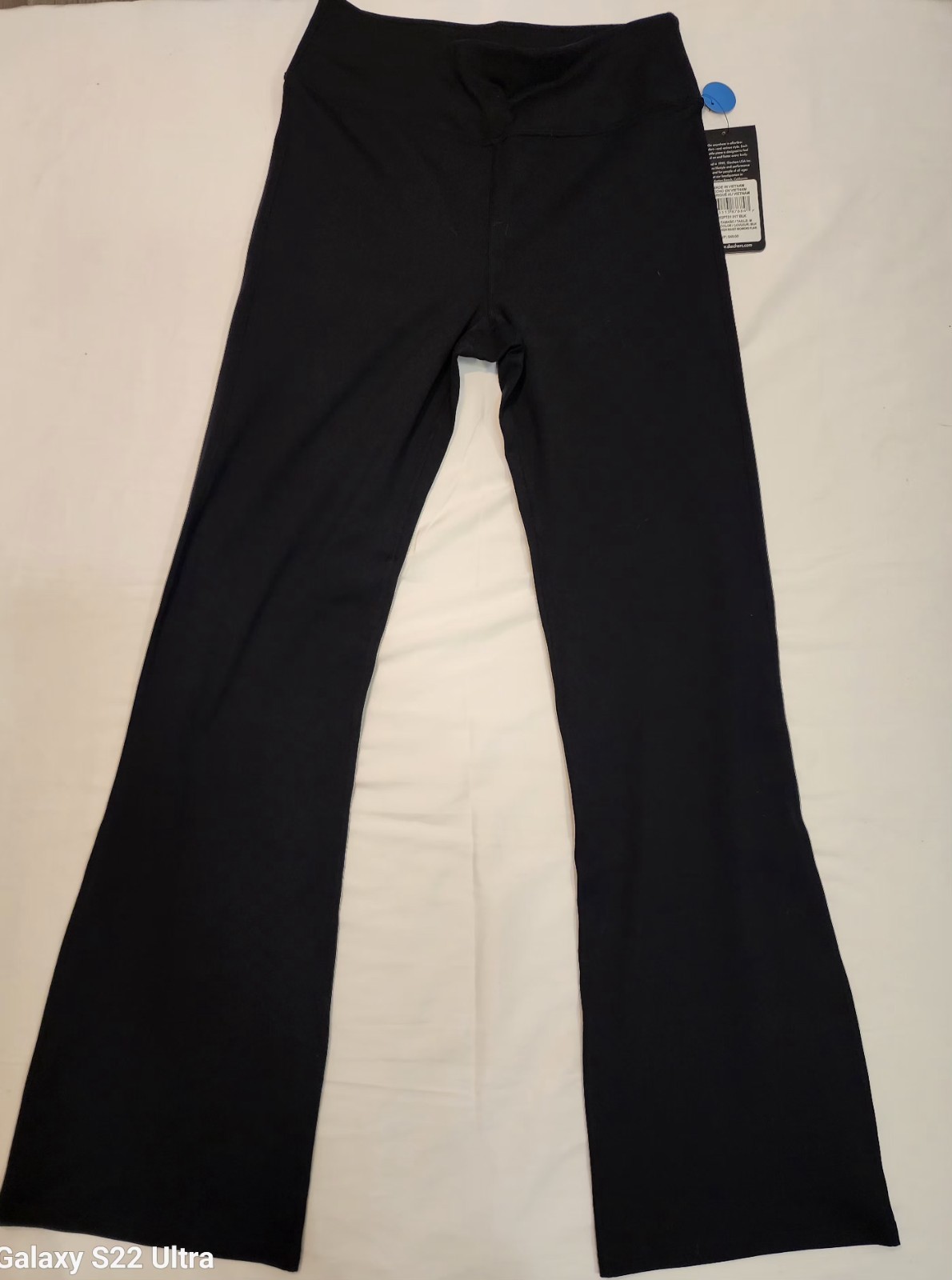 Skechers Women's GO WALK Evolution Flare Pants | Size Medium | Black | Nylon NWT