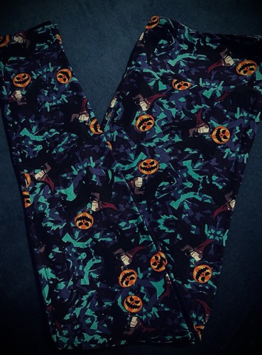 LuLaRoe Damen Leggings Gr. TC ~ Tall/Curvy~ Halloween ~ The Headless Horseman