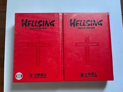 Hellsing Deluxe Edition Manga Volumes 1 & 2 Hardcover New And Sealed