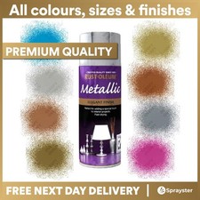 Rust-Oleum Metallic Multi-Purpose Spray Paint Gold Chrome Copper Silver Pink Etc