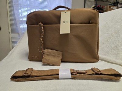 BÉIS The Ultimate Travel Duffle Camel Carry On Travel Bag NWT BEIS130702