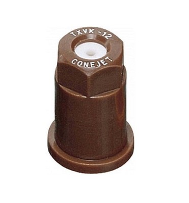 TeeJet ConeJet Hollow Cone Spray Tip 0.20 GPM @ 40 PSI Visiflo Brown TX-VK12