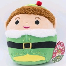 Peluche Original Squishmallows Buddy The Elf 8" Navidad 2025 con etiqueta
