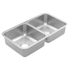 Moen GS20264 2000TM Series Stainless Steel Sink-20 Gauge, 7" Deep, Undermount