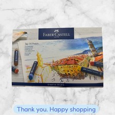 Faber-Castell Creative Studio Oil Pastel Crayons 36 Vibrant Colors NEW SHIPPING