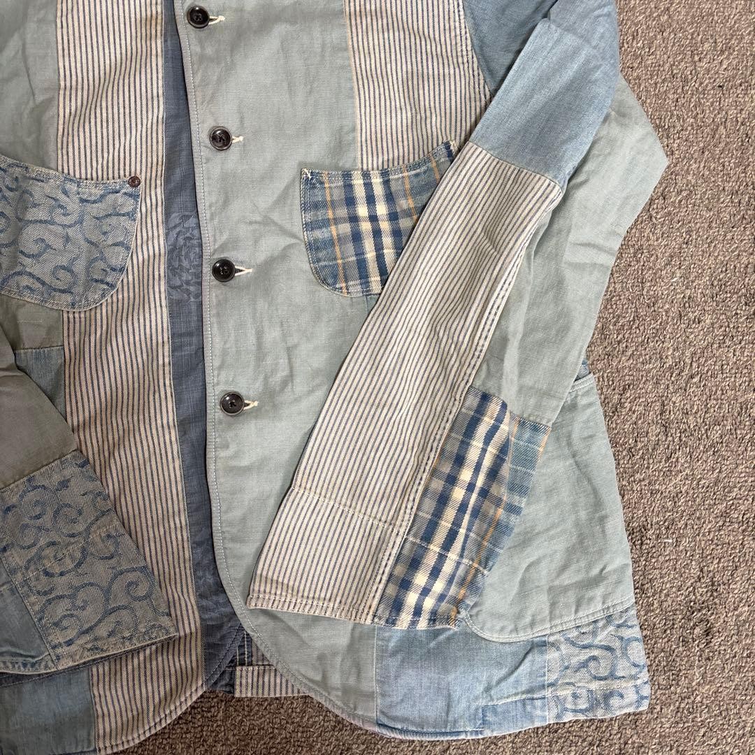 KAPITAL Patchwork Reconstructed Coverall Jacket S… - image 5