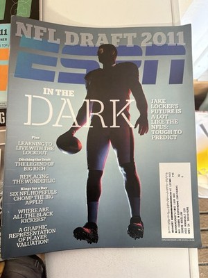 ESPN Magazine April 18, 2011-NFL Draft 2011 Jake Locker In the Dark 