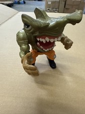 Street Sharks Jet Pack Jab 1995 Series 4 NO JET PACK Mattel Action Figure 6" Vg