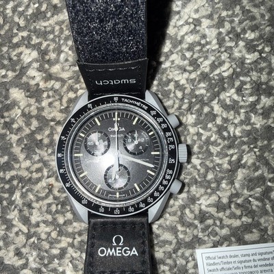 Omega x Swatch MoonSwatch Mission to the Moon Watch – Box & papers