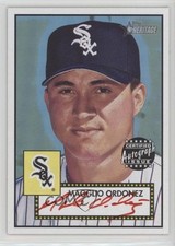 2001 Topps Heritage Auto Red Ink 41/52 Magglio Ordonez #THA-MO Auto 0g6m