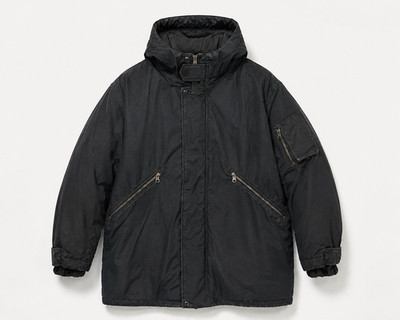 Prada Sport Archive Black Hooded Technical Parka Jacket Mens 56