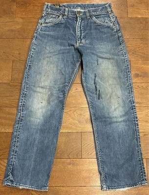 Lee Riders 101Z Vintage 1960s Side Black Tag Gripper Jeans W70 L71