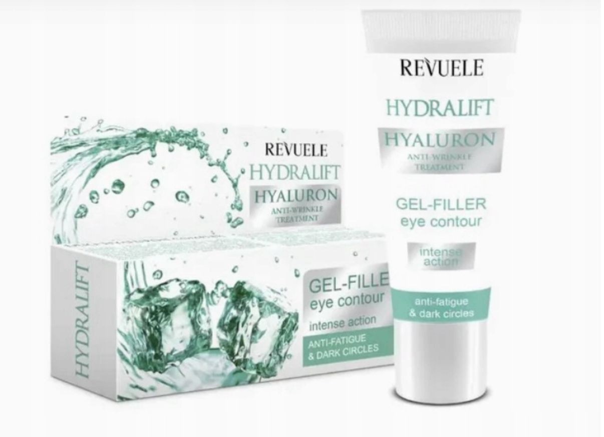 Revuele Hydralift Hyaluron Eye Contour Gel-Filler hydrating eye gel for wrinkles