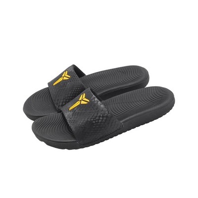 Nike Kobe Kawa Slide GS/PS Black University Gold Kid Preschool Sandal IF2871-003