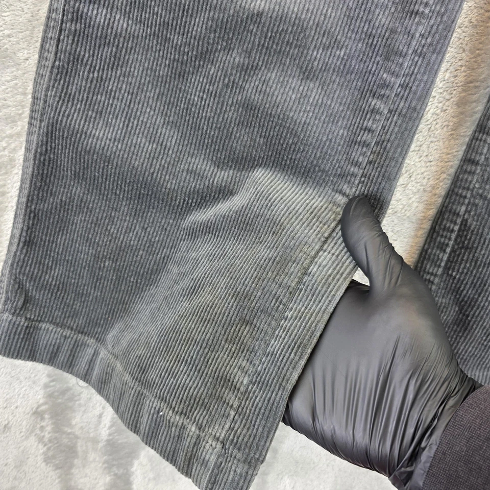 Pantalones Uniqlo Comptoir des Cotonniers para mujer XS gris pana pierna ancha elásticos Foto 3 de 4