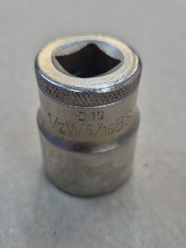 GEDORE W 9/16 BS D19 Zwölfkant British Standard Steckschlüssel 1/2" Whitworth - Bild 2 von 5