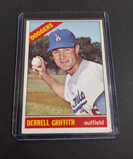1966 TOPPS DERRELL GRIFFITH  #573  VG+  HIGH NUMBER  (SET BREAK!)
