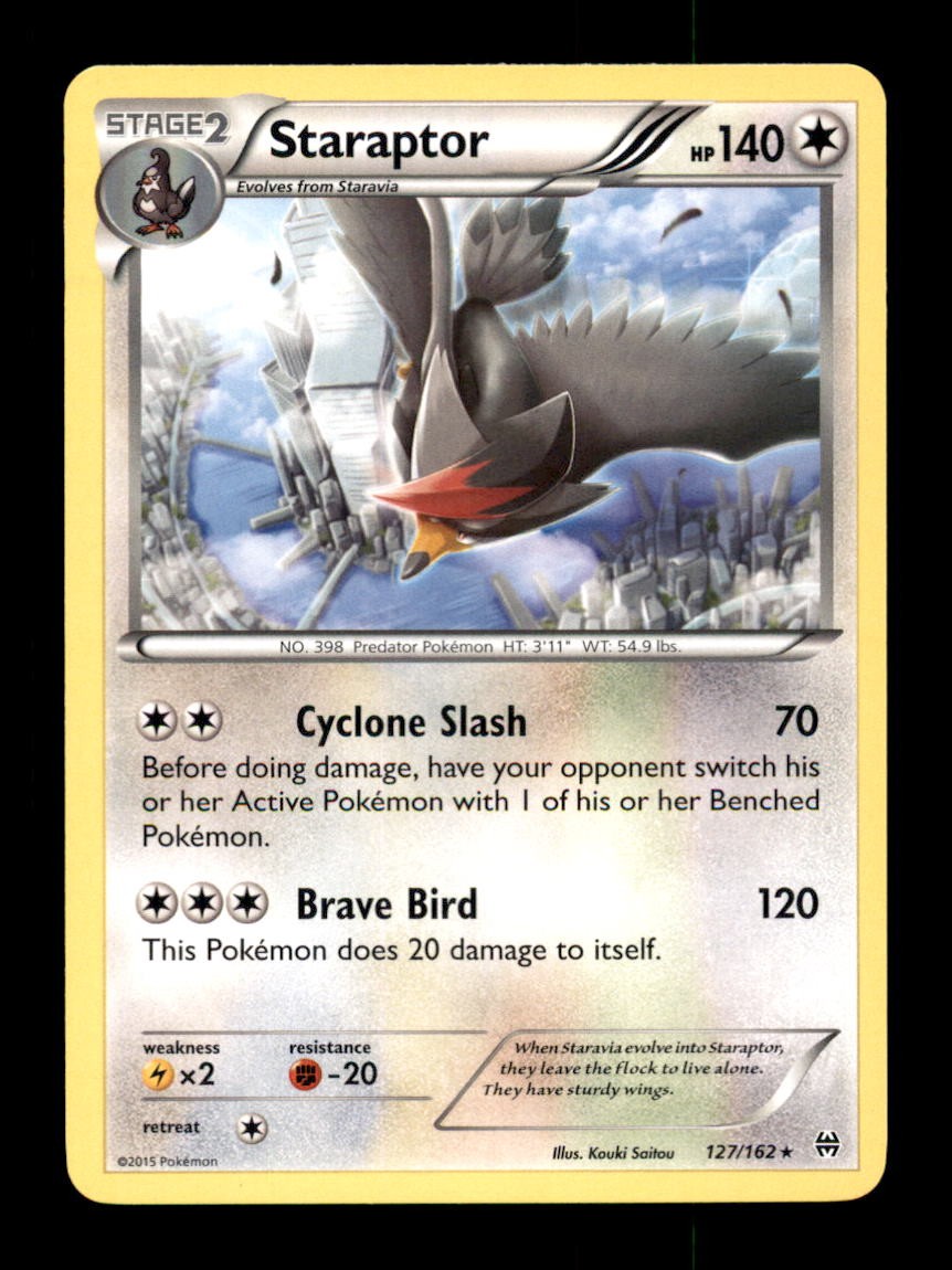 STARAPTOR 127/162 R BREAKTHROUGH POKEMON LP