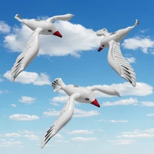 Blow Up 3pc Seagull Float Toys Inflatable Pool Floats Party Favor Birthday Decor