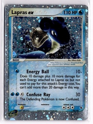 Lapras ex Ruby and Sapphire Water Holo 99/109 HP