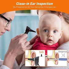 Mini Otoscope Ophthalmoscope Fibre Optic Medical Ear Examination Portable HY2