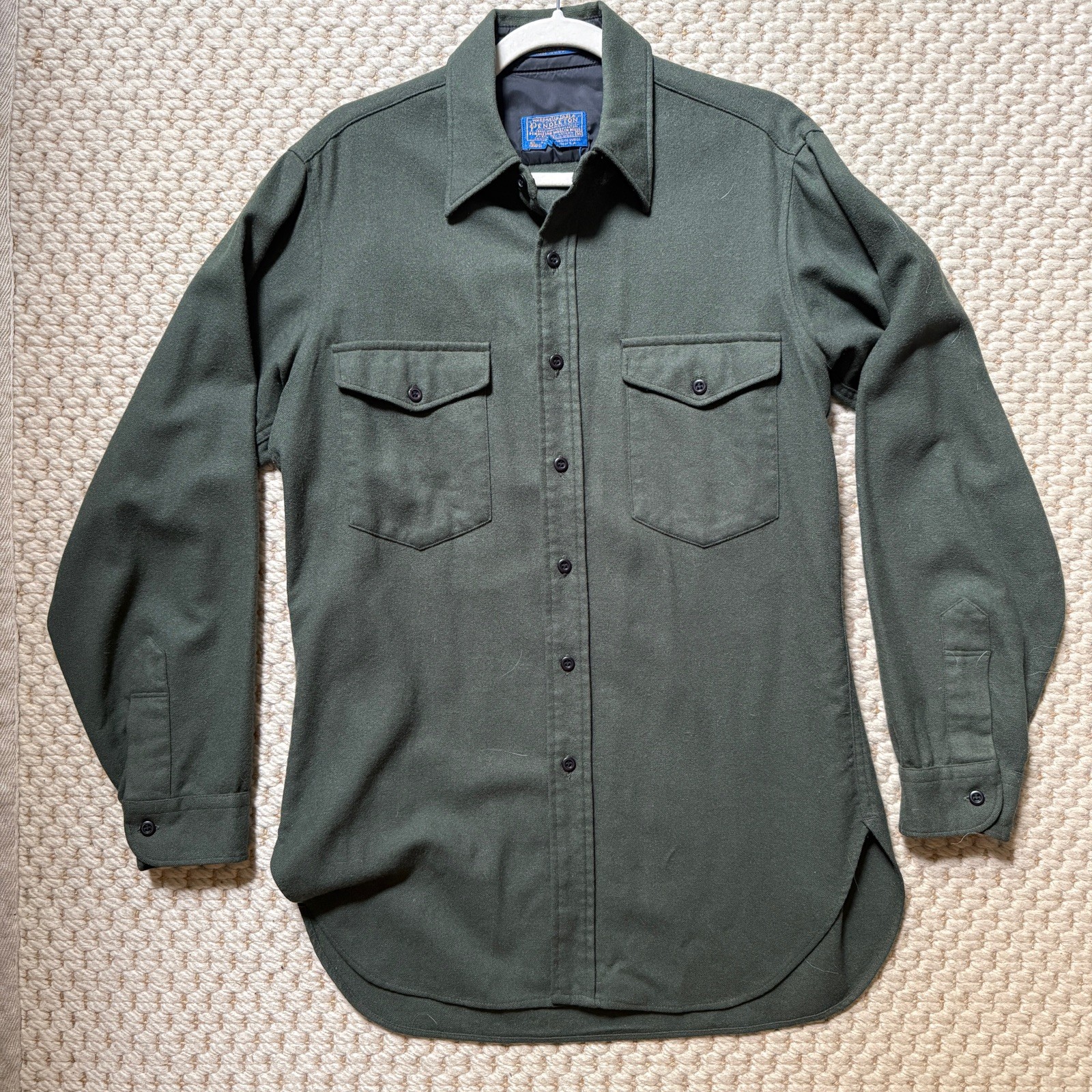 Vintage Pendleton 100% Wool Button Down Outdoorsm… - image 1