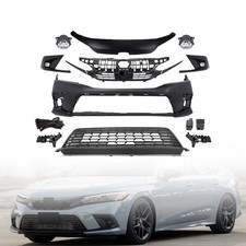 For 2022 2024 2023 Honda Civic Le Ex Front Bumper Cover Grille Assembly Kit For 2022 2024 2023 Honda Civic Le Ex Front Bumper Cover Grille Assembly Kit