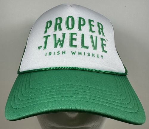 Proper Twelve Hat Irish Whiskey Trucker SnapBack Connor Mcgregor Cap Liquor