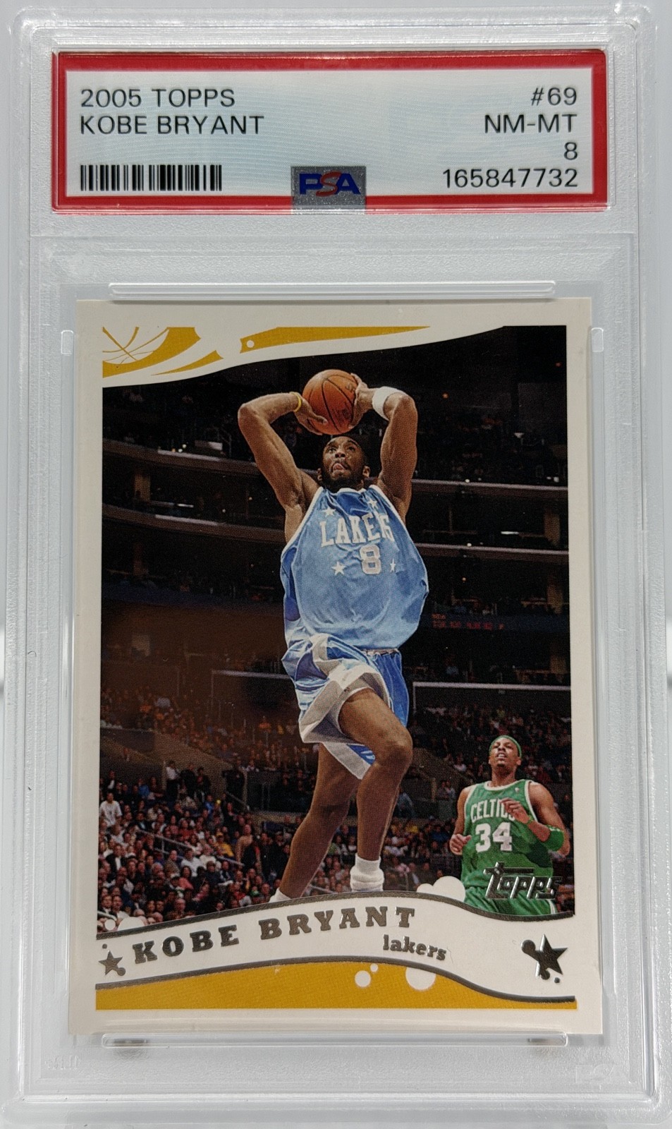 2005-06 Topps Kobe Bryant #69 PSA 8 NM-MT Los Angeles Lakers