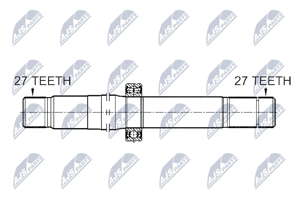 Left Front Drive Shaft For Mercedes Class C E S 2223306800 - Image 8