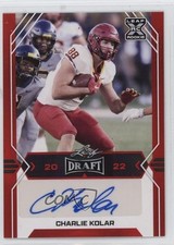 2022 Leaf Draft Auto Red Charlie Kolar #BA-CK1 Auto 1fw1