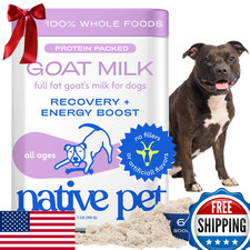 Native Pet Organic Goat Milk Powder for Dogs  Cats - Immunity, Growth, Recovery