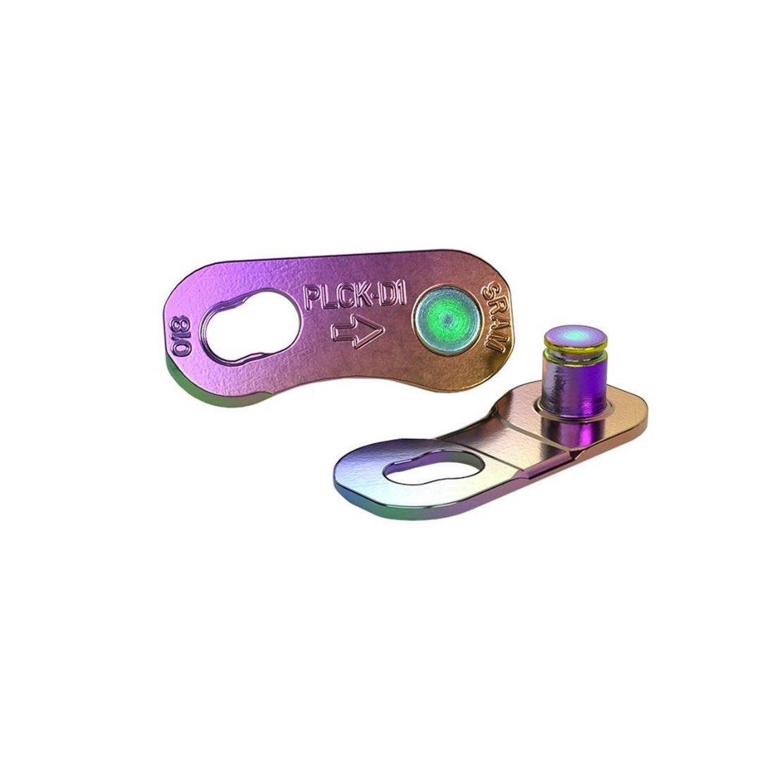 SRAM Powerlock 12-Speed D1 Flattop Chain Connector Rainbow