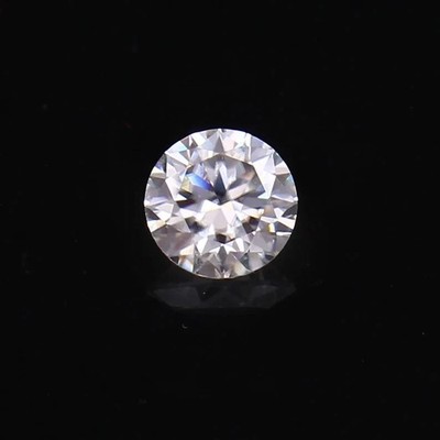 2 CT Natural White Diamond  Round Cut VVS1 D Grade  Certified   Free Gift C06