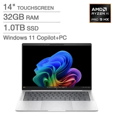 HP EliteBook X G1a: Ryzen AI 9 HX PRO 375, 32GB, 1TB SSD, 14" 2.8K OLED Touch