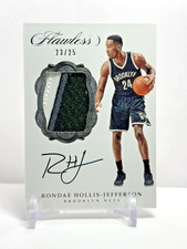 2016-17 Panini Flawless Patch Auto #'d /25 Rondae Hollis-Jefferson