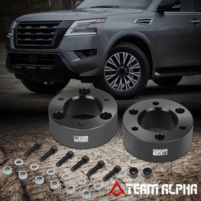 Fits 2004-2024 Nissan Titan Armada J2 3.5'' Strut Top Mount Leveling Lift Spacers