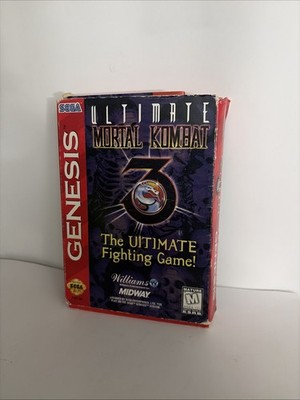 Ultimate Mortal Kombat 3 Sega Genesis complete 1995