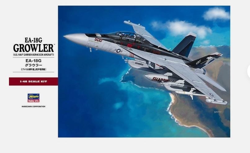 Hasegawa 1:48 - PT52 EA-18G Growler Aircraft Model Kit