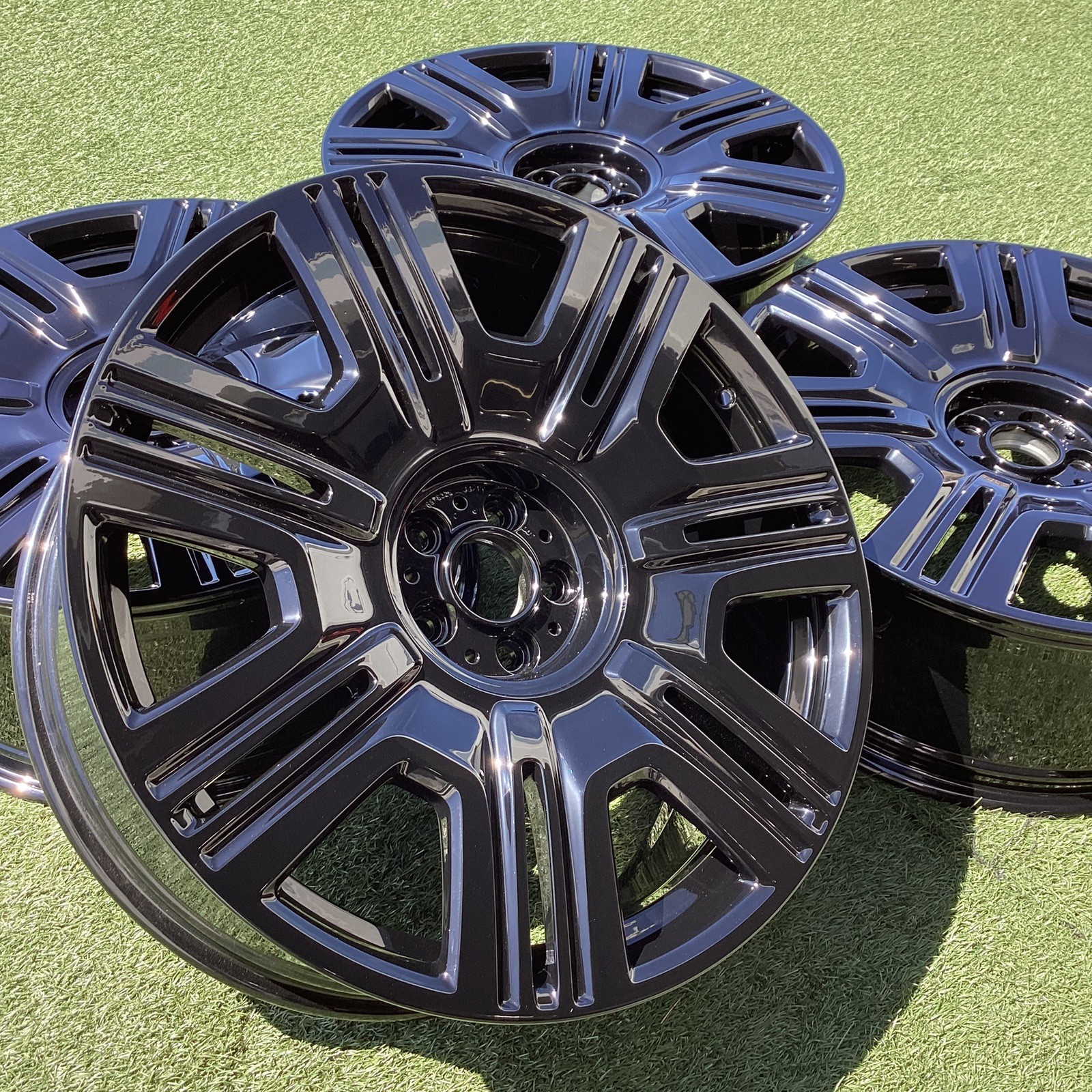 22” Rolls Royce Cullinan Wheels Rims OEM Set Of 4 Gloss Black