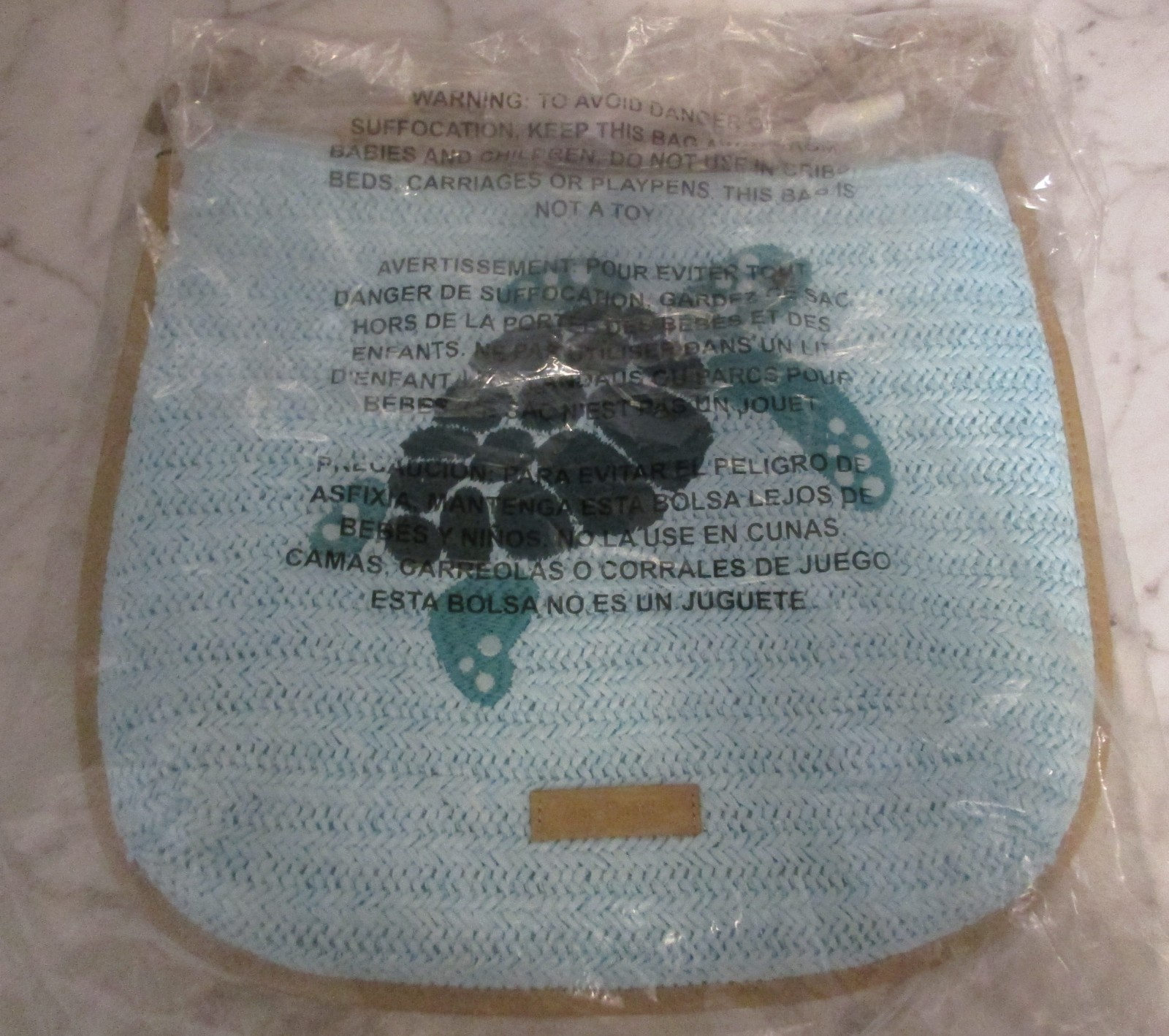 Vera Bradley Mint Straw Crossbody Bag w/ Embroidered Turtle - New