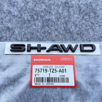 For Acura SH-AWD Sport Emblem MDX RDX RLX ZDX TL TLX Rear Trunk Badge Nameplate
