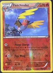 Fletchinder 27/146 XY Base Set Reverse Holo Uncommon