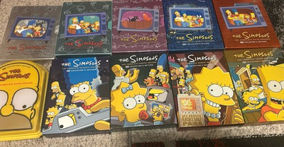 #ad The Simpsons DVD Collectors Seasons 1 10 {12345678910} Very Good $149.95
