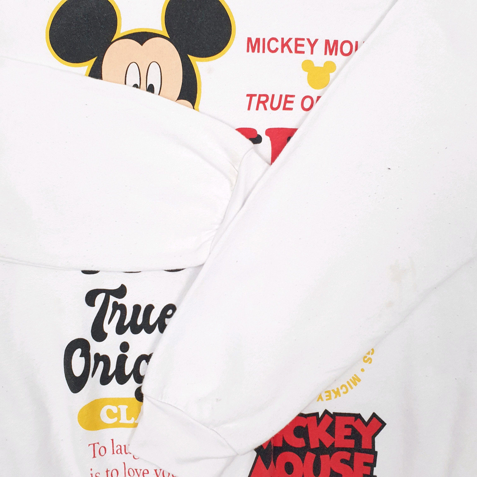 DISNEY Crewneck Cotton Blend Jumper Sweatshirt Mens M image 4