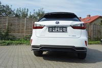 Maxton Design Diffusor Heckansatz Passend FüR Lexus RX Mk4 H Schwarz Hochglanz