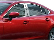 6pc. Luxury Fx Stainless Steel Pillar Post Trim For 2014-2021 Mazda 6 6pc. Luxury Fx Stainless Steel Pillar Post Trim For 2014-2021 Mazda 6