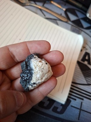 Botryoidaler Hämatit Probe auf Matrix - Metall Kristall Mineral Ausstellungsstück