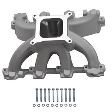 Satin Aluminum Single Plane Intake Manifolds For Chevrolet Chevy Gen Iii Ls1 Ls2