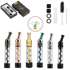 1PCS Mini Twisty Glass Tube Blunt Rotating PIPE Kit Random Color